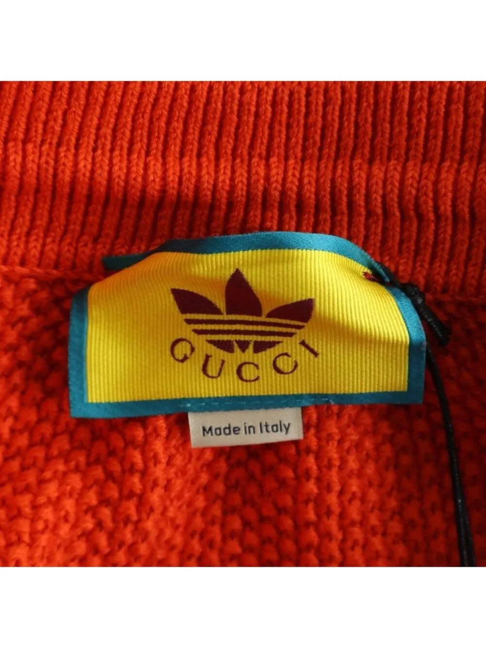 Gucci Adidas Knit Shorts Logo Orange
